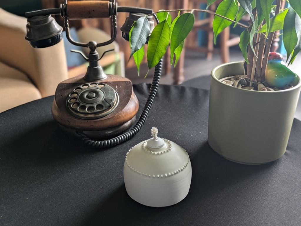 Bougie eternelle 01 perle br04